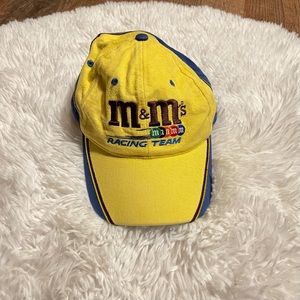Vintage Chase Racing M&M's Ken Schrader Retro Yellow Ballcap One Size